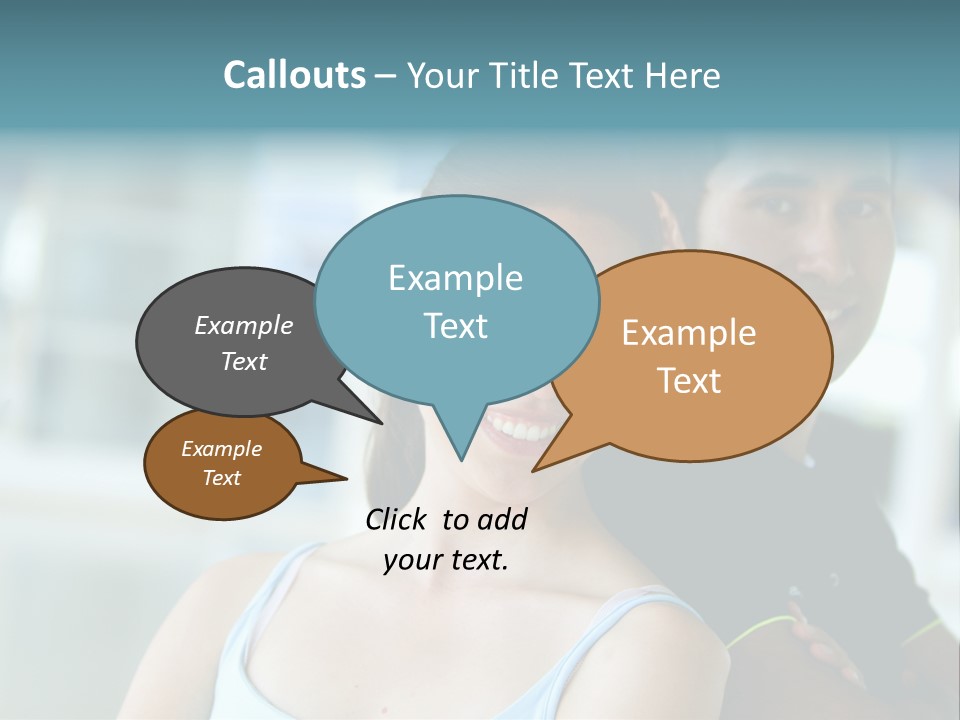 People Guy Smiley PowerPoint Template