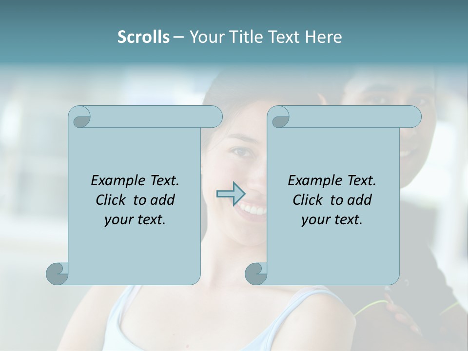 People Guy Smiley PowerPoint Template