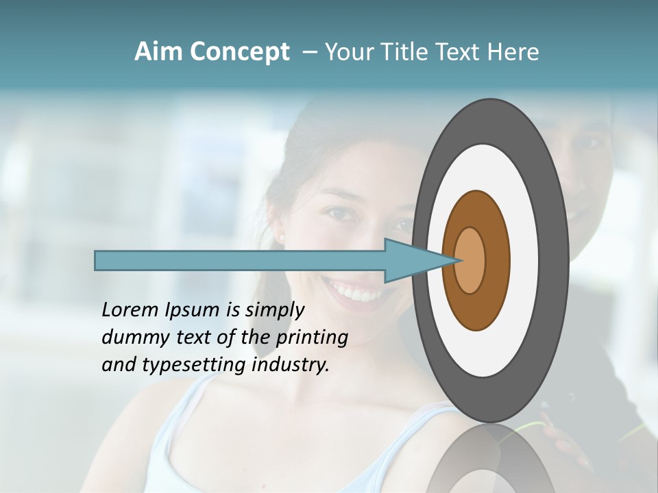 People Guy Smiley PowerPoint Template