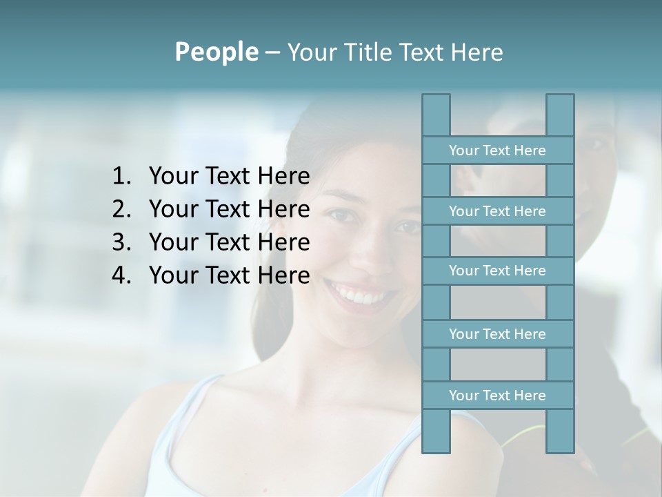 People Guy Smiley PowerPoint Template