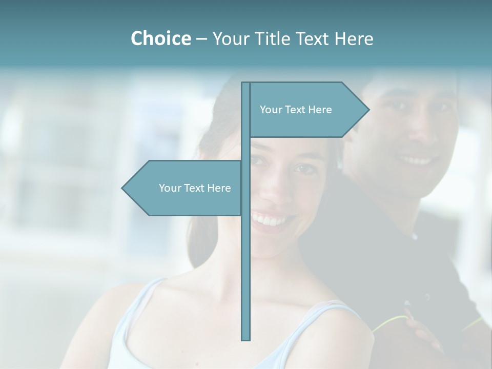 People Guy Smiley PowerPoint Template