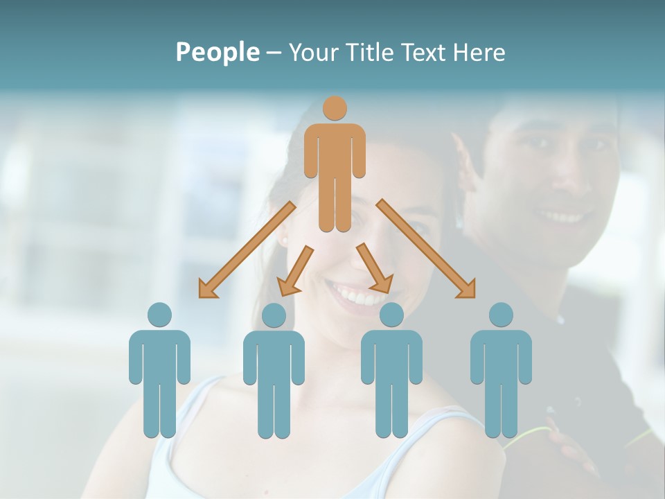 People Guy Smiley PowerPoint Template