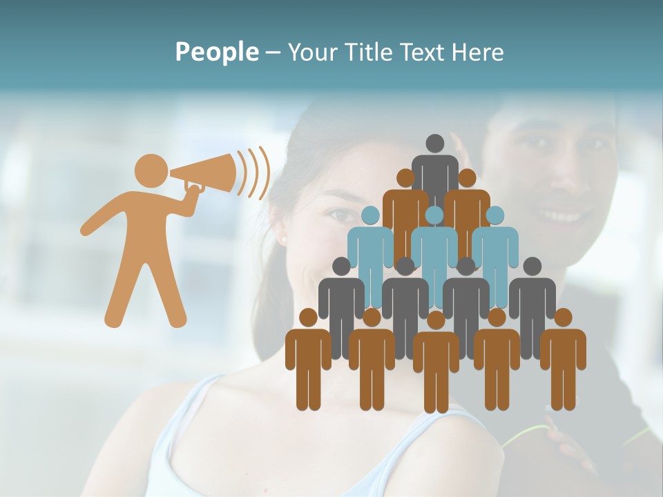People Guy Smiley PowerPoint Template