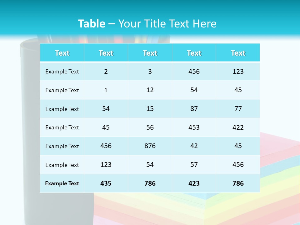 Color Isolated Picture PowerPoint Template