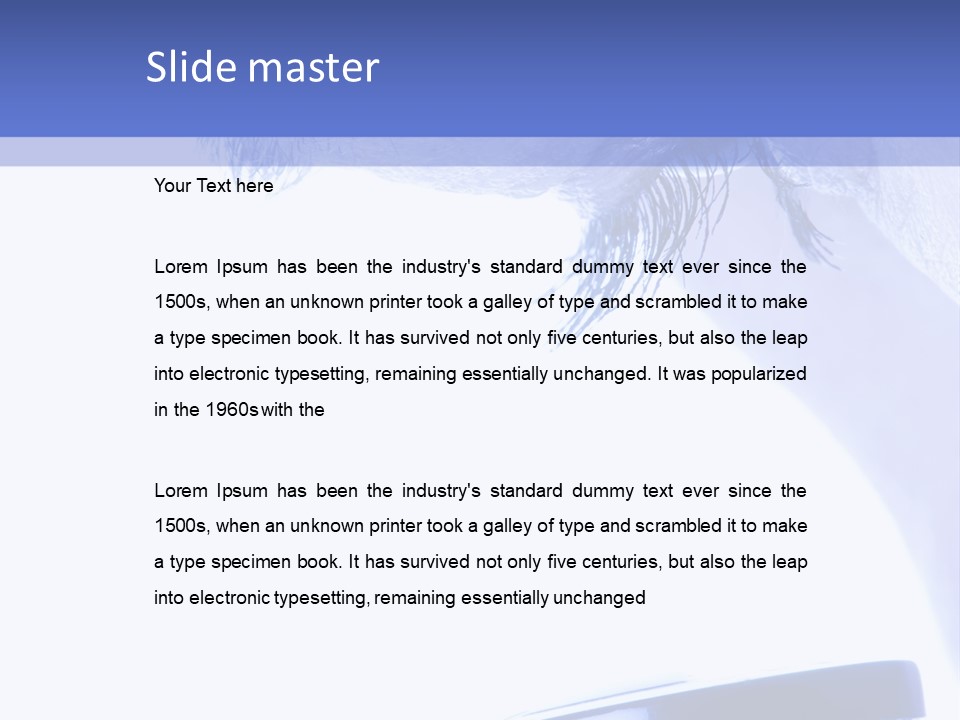 Preschooler Microscope Child PowerPoint Template