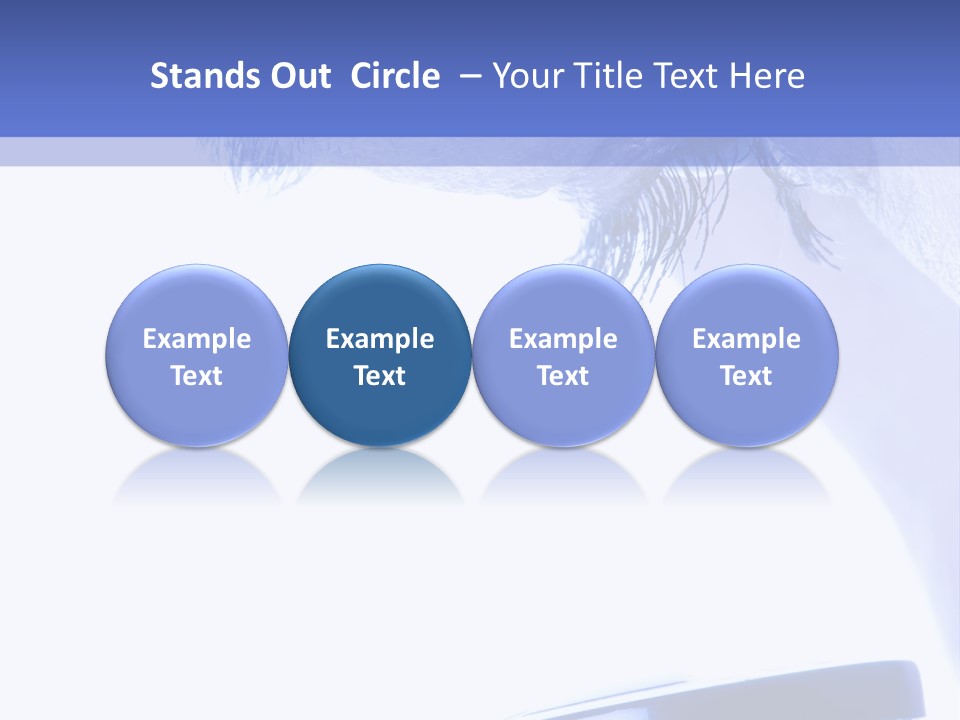 Preschooler Microscope Child PowerPoint Template