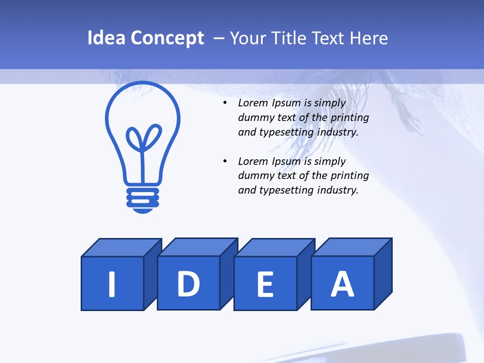 Preschooler Microscope Child PowerPoint Template