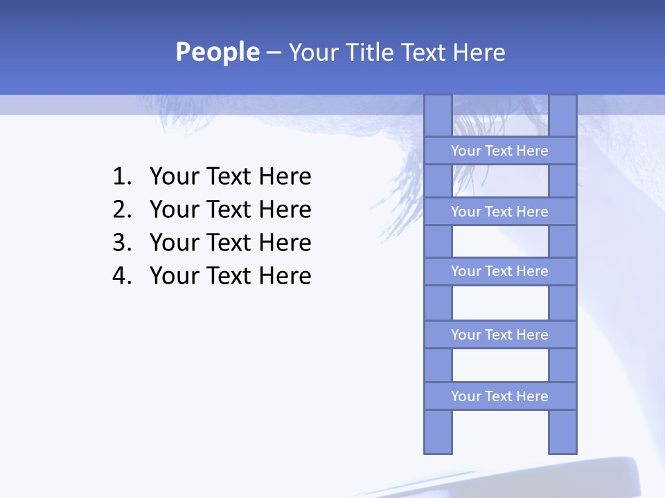 Preschooler Microscope Child PowerPoint Template