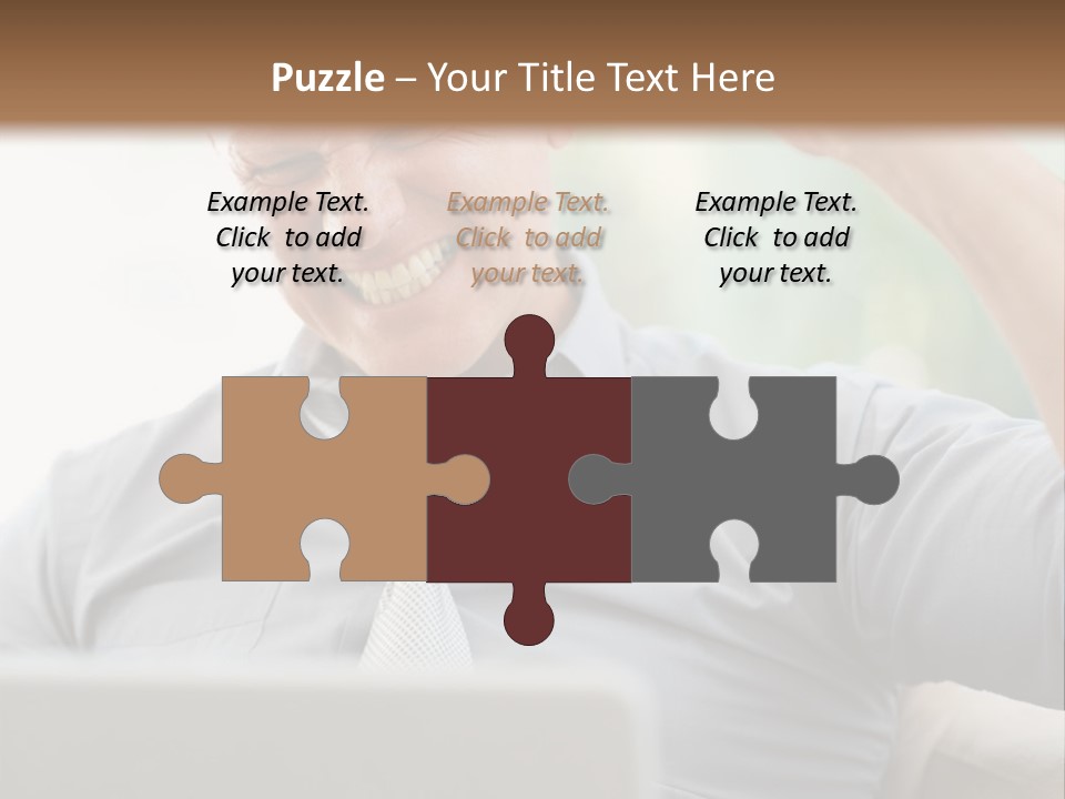 Detached House Coast PowerPoint Template