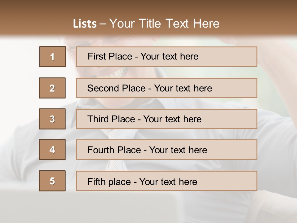 Detached House Coast PowerPoint Template