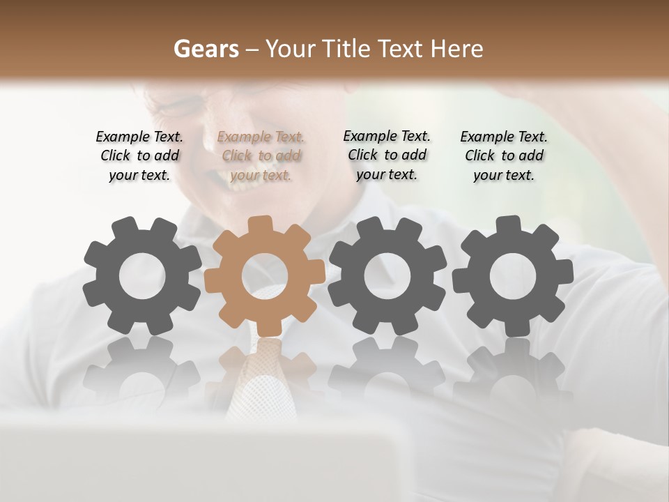 Detached House Coast PowerPoint Template