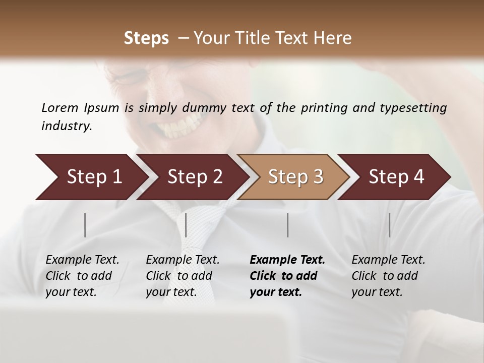 Detached House Coast PowerPoint Template