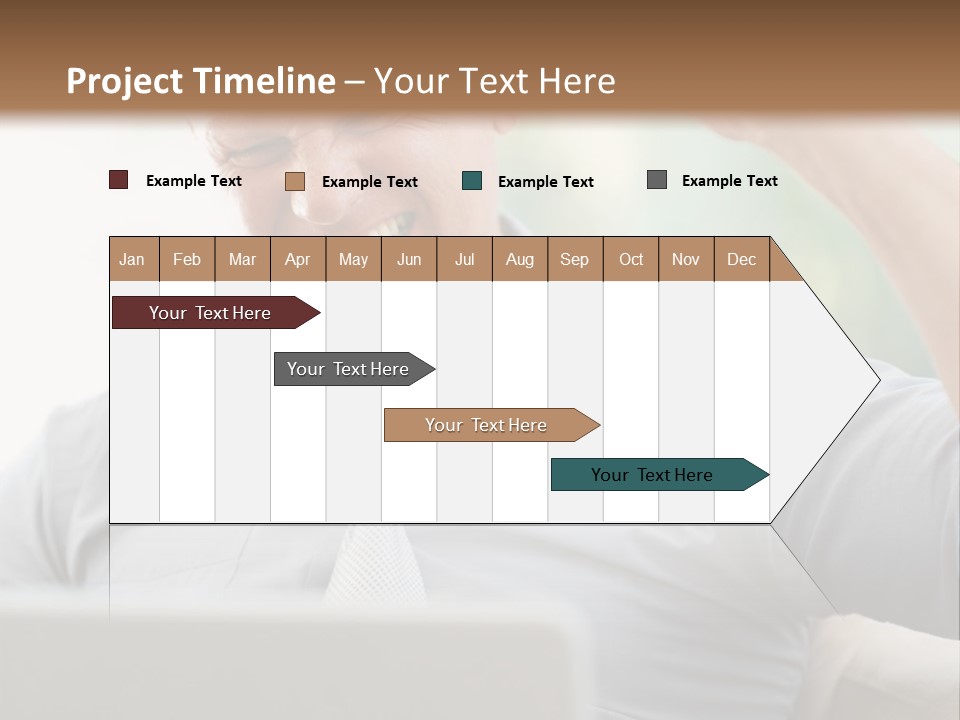 Detached House Coast PowerPoint Template