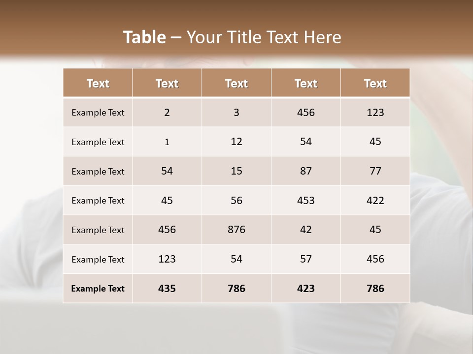 Detached House Coast PowerPoint Template