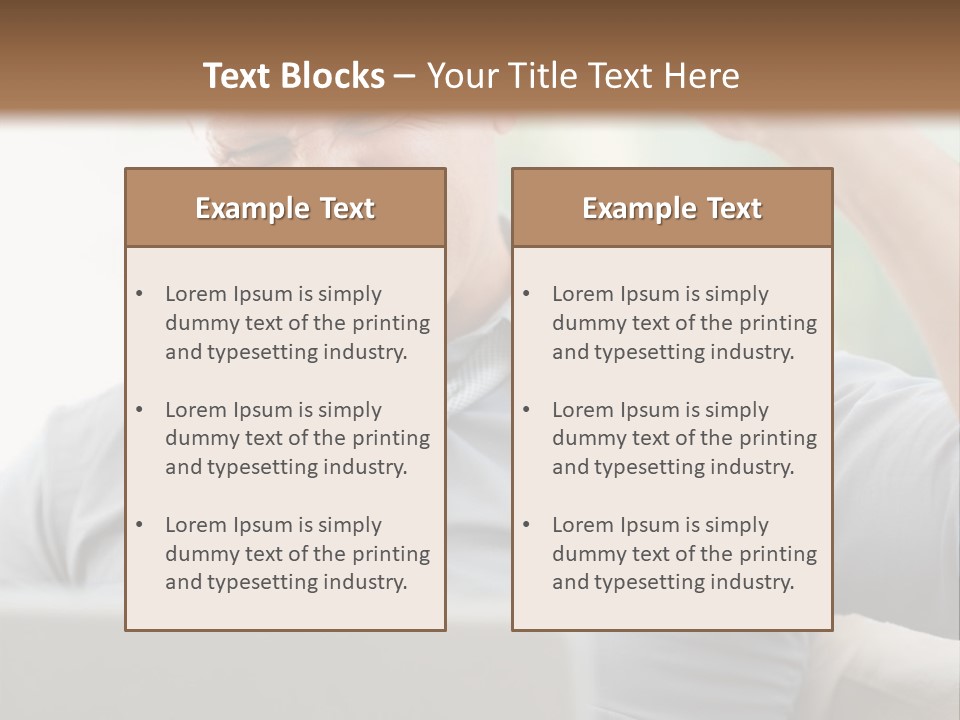 Detached House Coast PowerPoint Template