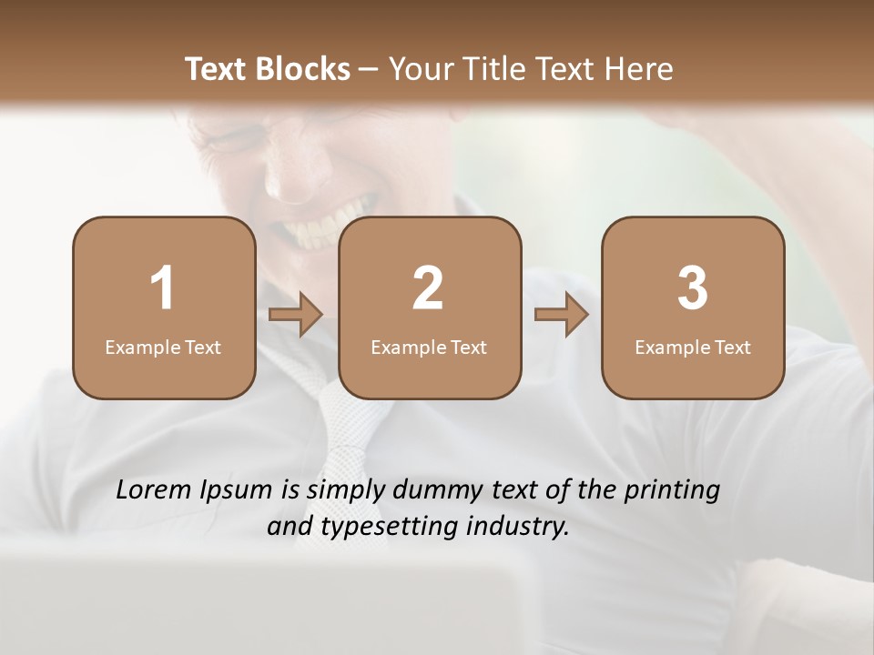 Detached House Coast PowerPoint Template