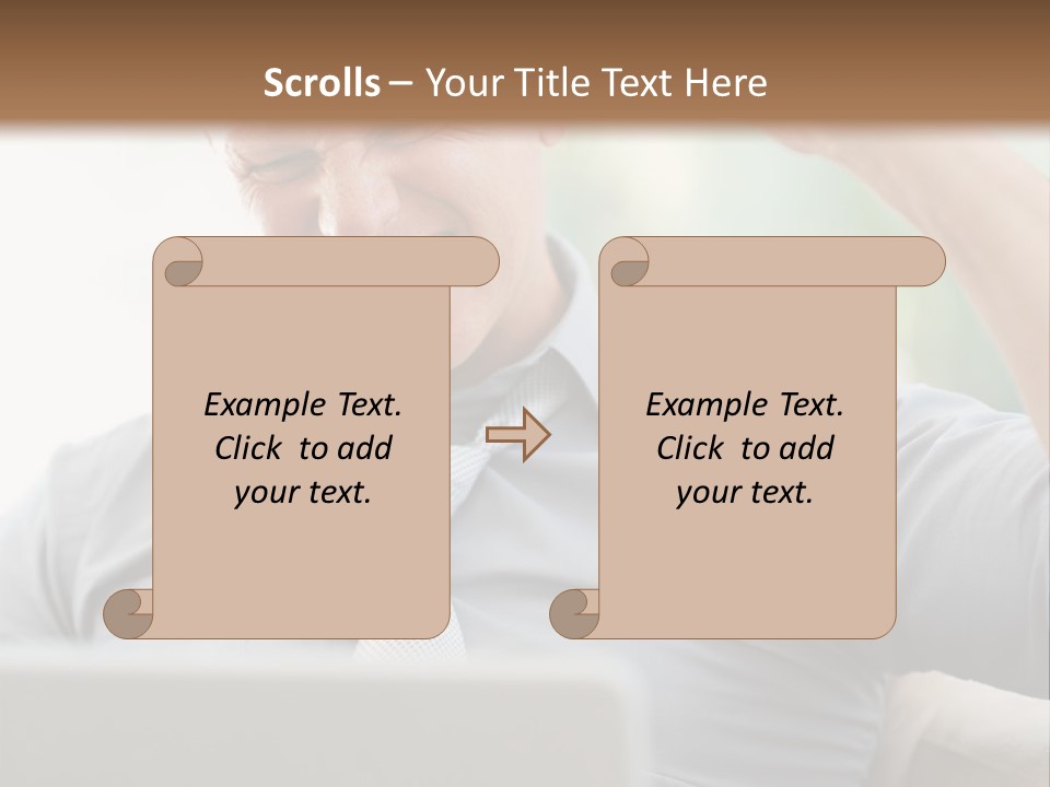 Detached House Coast PowerPoint Template