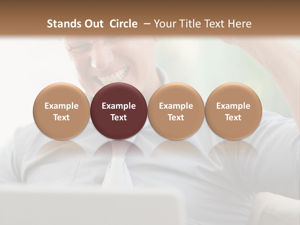 Detached House Coast PowerPoint Template