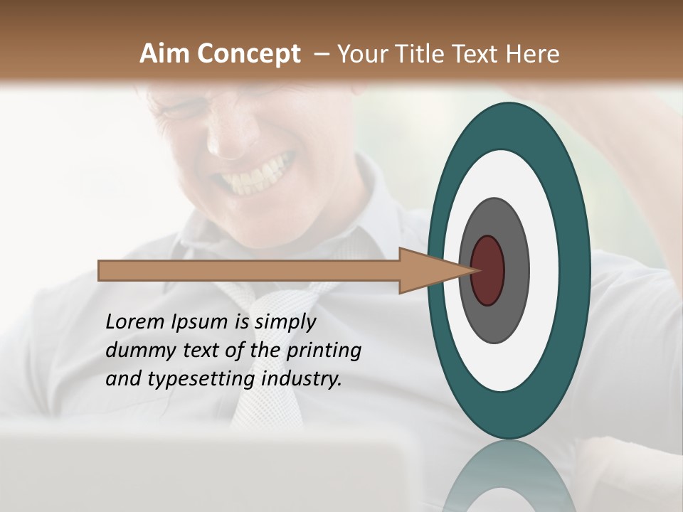 Detached House Coast PowerPoint Template