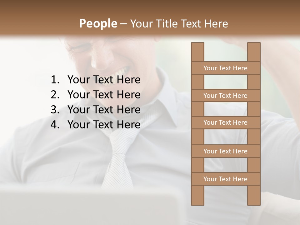 Detached House Coast PowerPoint Template