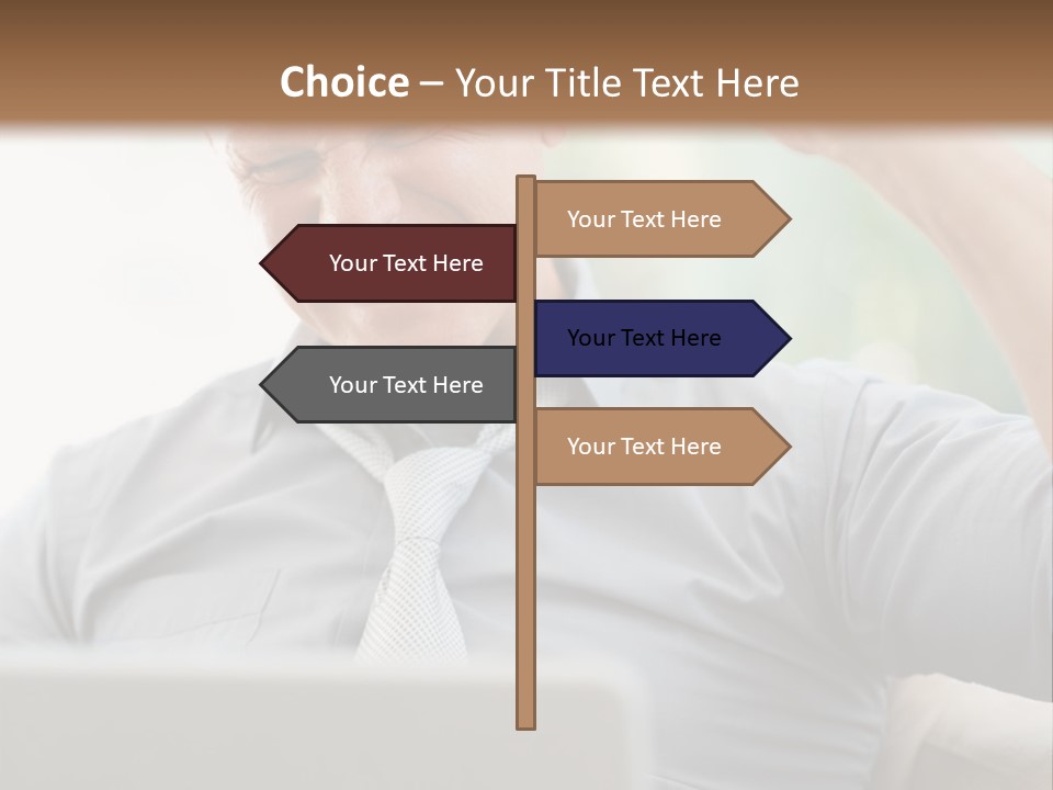 Detached House Coast PowerPoint Template