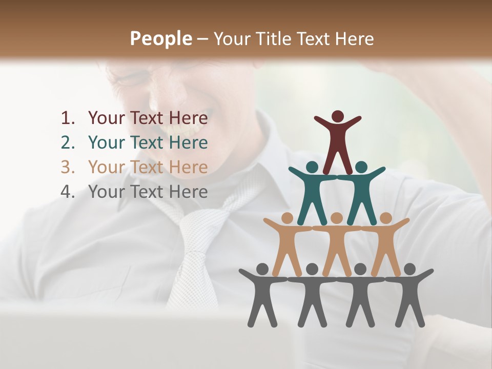 Detached House Coast PowerPoint Template