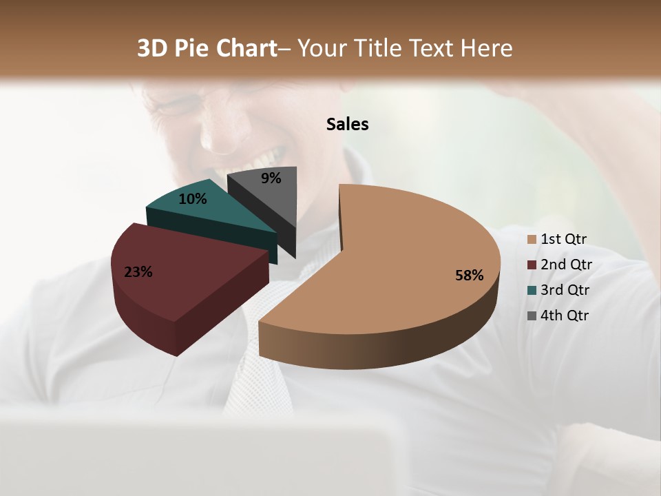 Detached House Coast PowerPoint Template