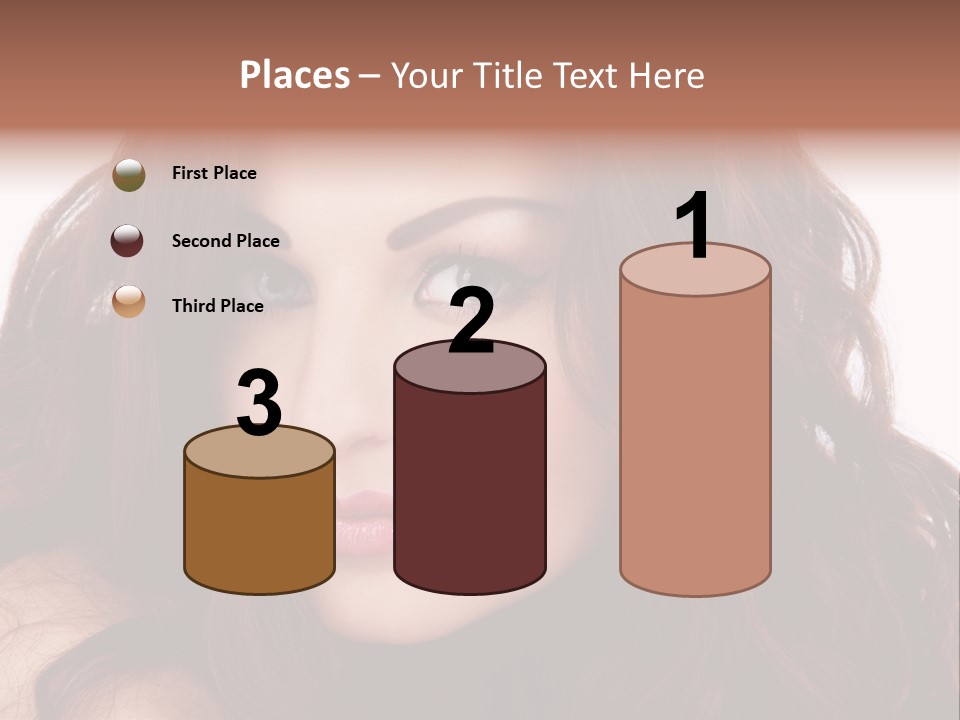 Allure Female Face PowerPoint Template