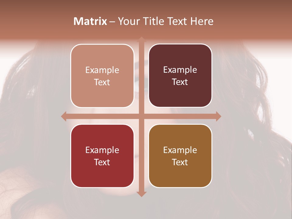 Allure Female Face PowerPoint Template