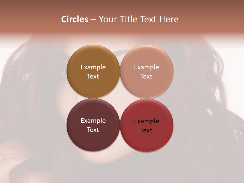Allure Female Face PowerPoint Template