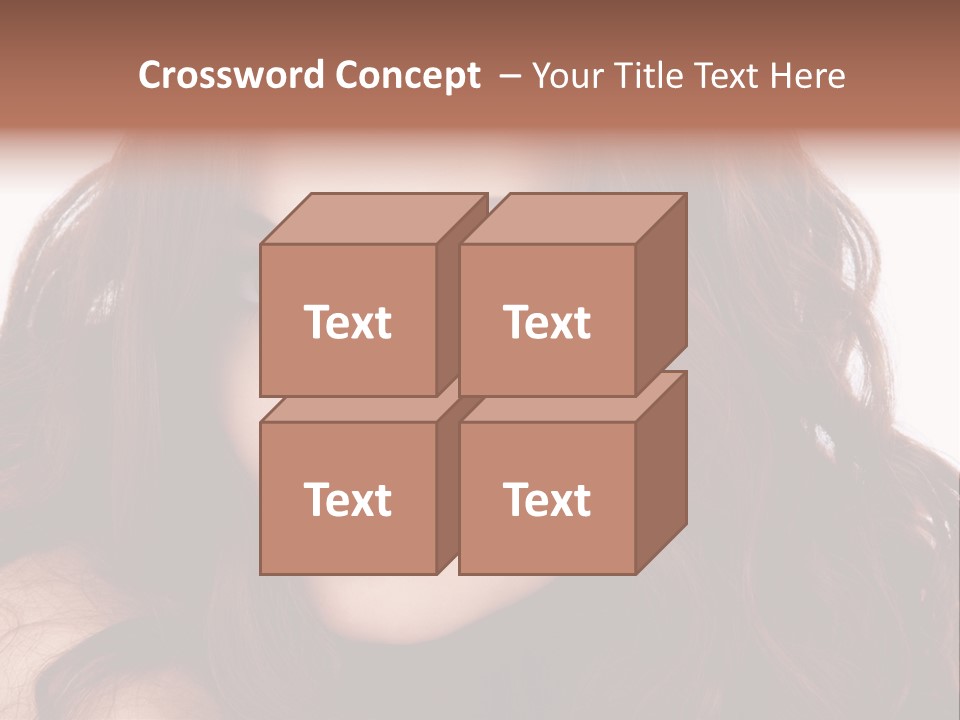 Allure Female Face PowerPoint Template