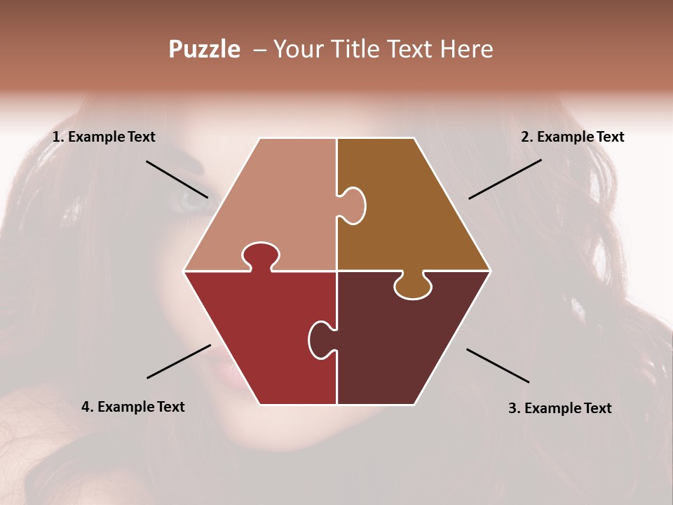 Allure Female Face PowerPoint Template