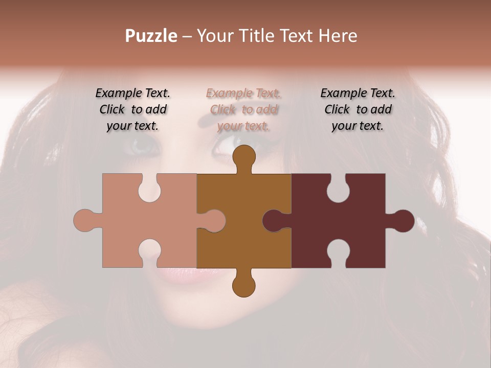 Allure Female Face PowerPoint Template