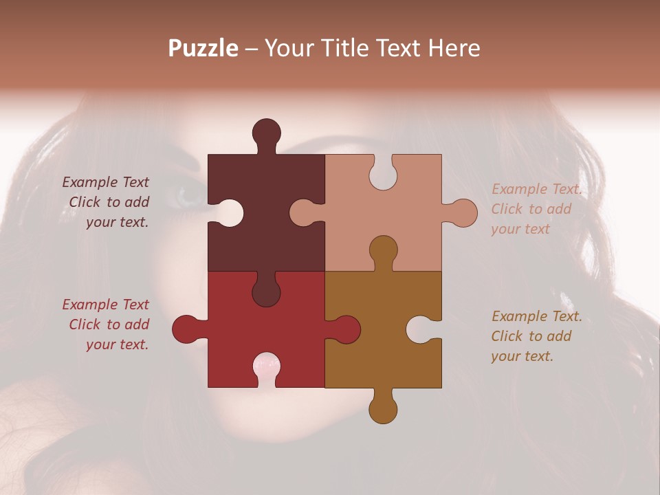 Allure Female Face PowerPoint Template