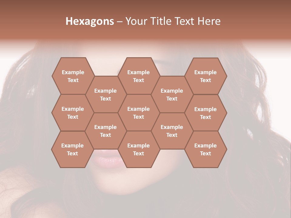 Allure Female Face PowerPoint Template