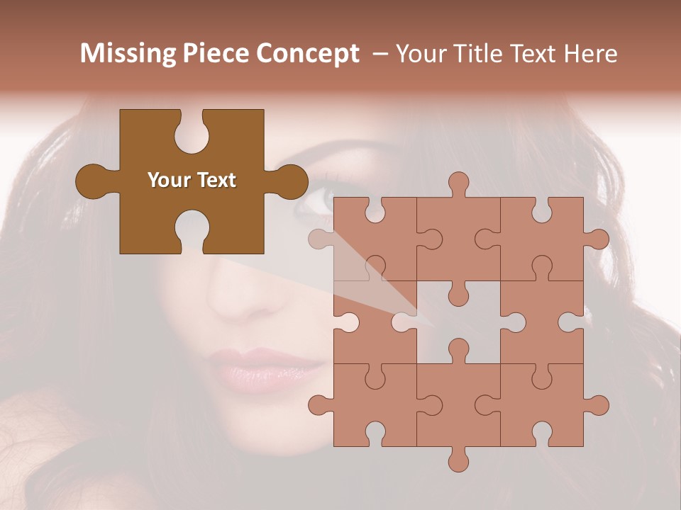 Allure Female Face PowerPoint Template