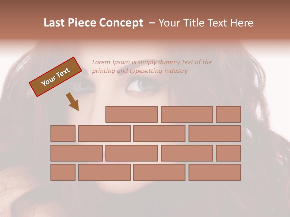 Allure Female Face PowerPoint Template