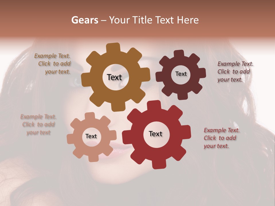 Allure Female Face PowerPoint Template