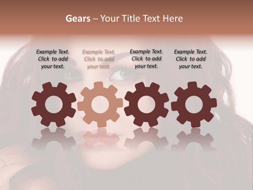 Allure Female Face PowerPoint Template