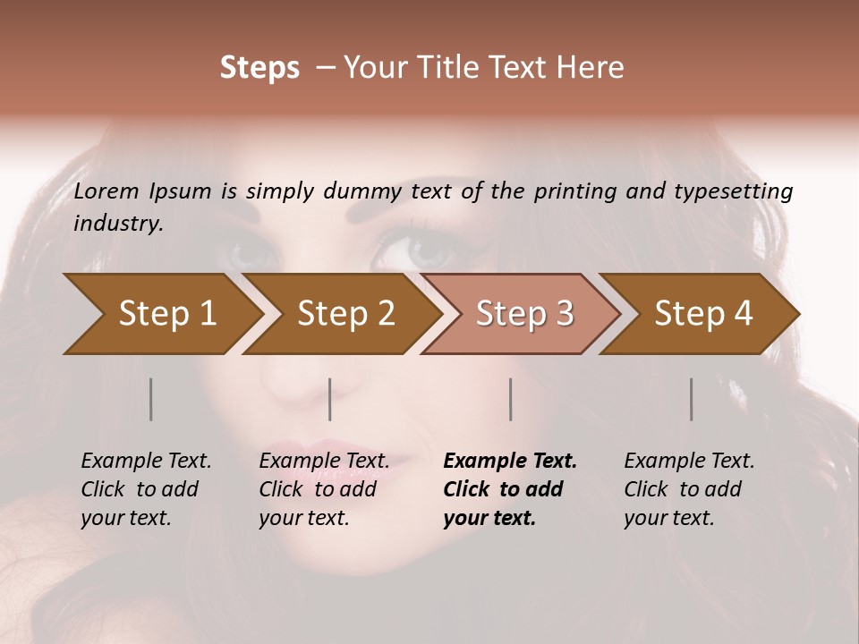 Allure Female Face PowerPoint Template