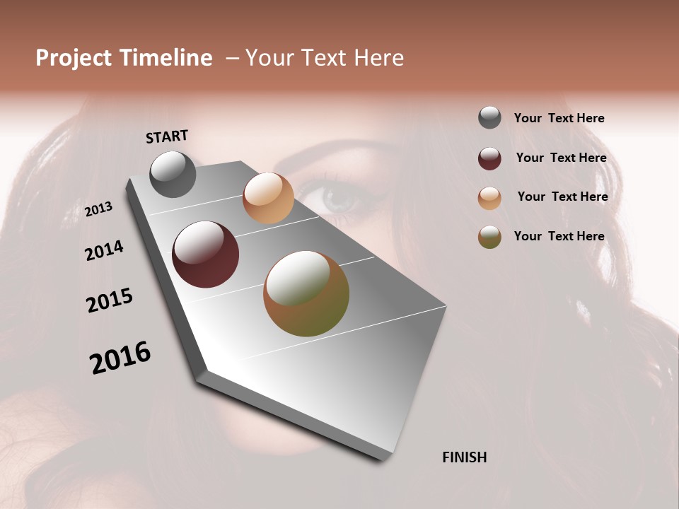 Allure Female Face PowerPoint Template