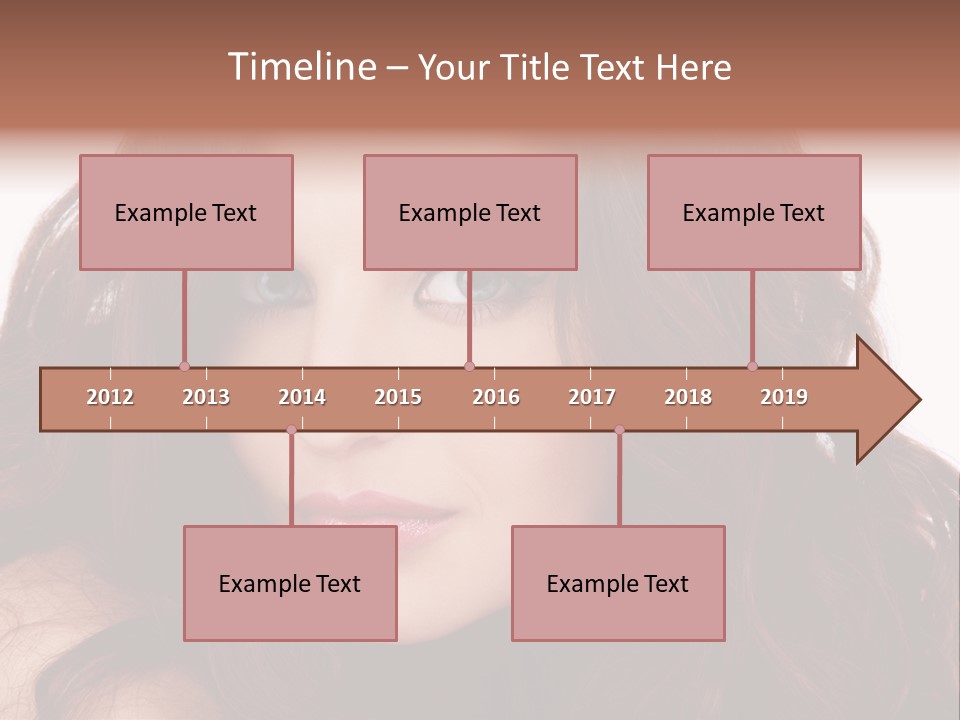 Allure Female Face PowerPoint Template