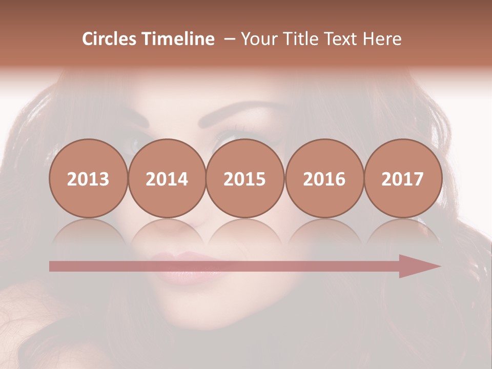 Allure Female Face PowerPoint Template