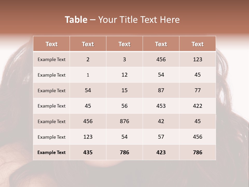 Allure Female Face PowerPoint Template