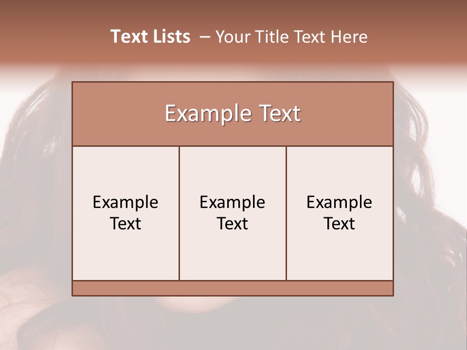 Allure Female Face PowerPoint Template