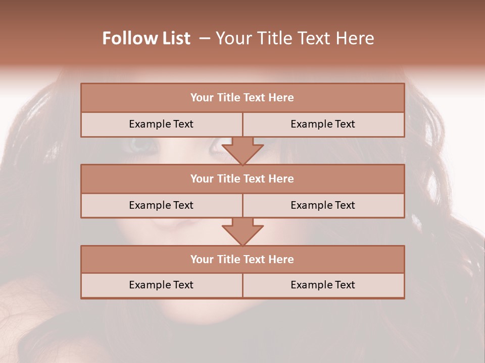 Allure Female Face PowerPoint Template