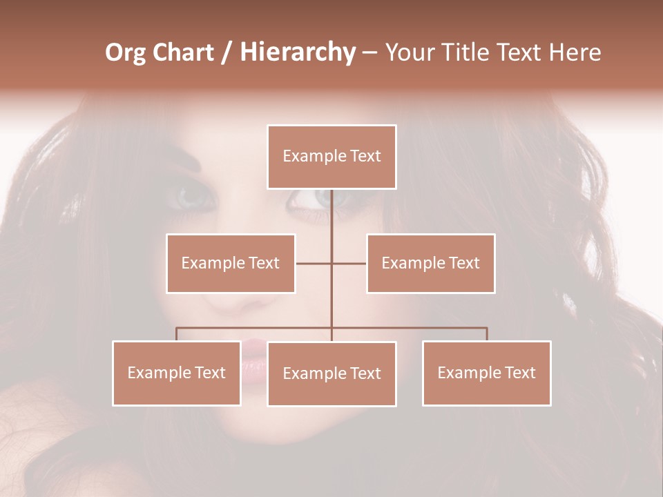 Allure Female Face PowerPoint Template