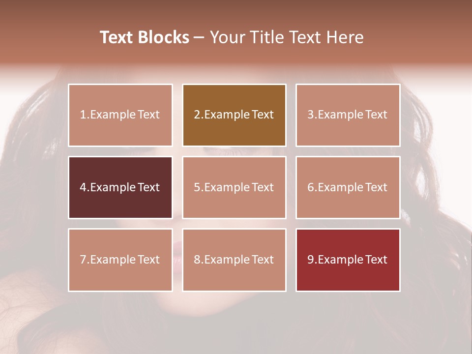 Allure Female Face PowerPoint Template