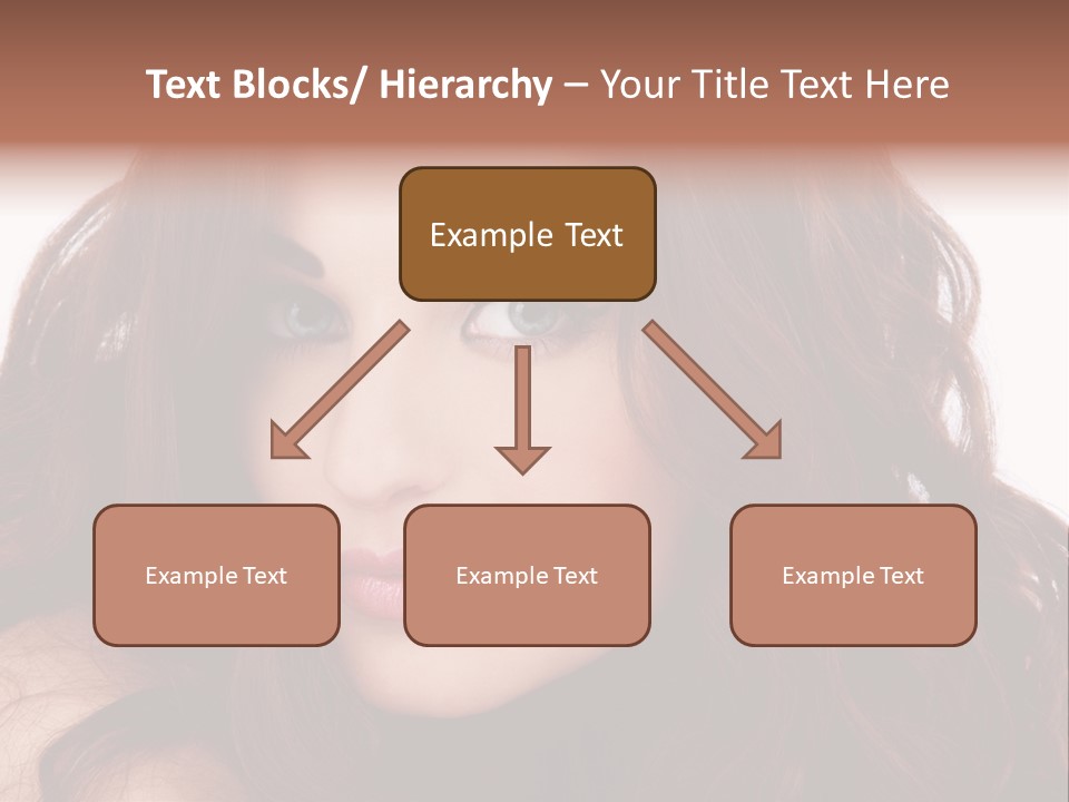 Allure Female Face PowerPoint Template