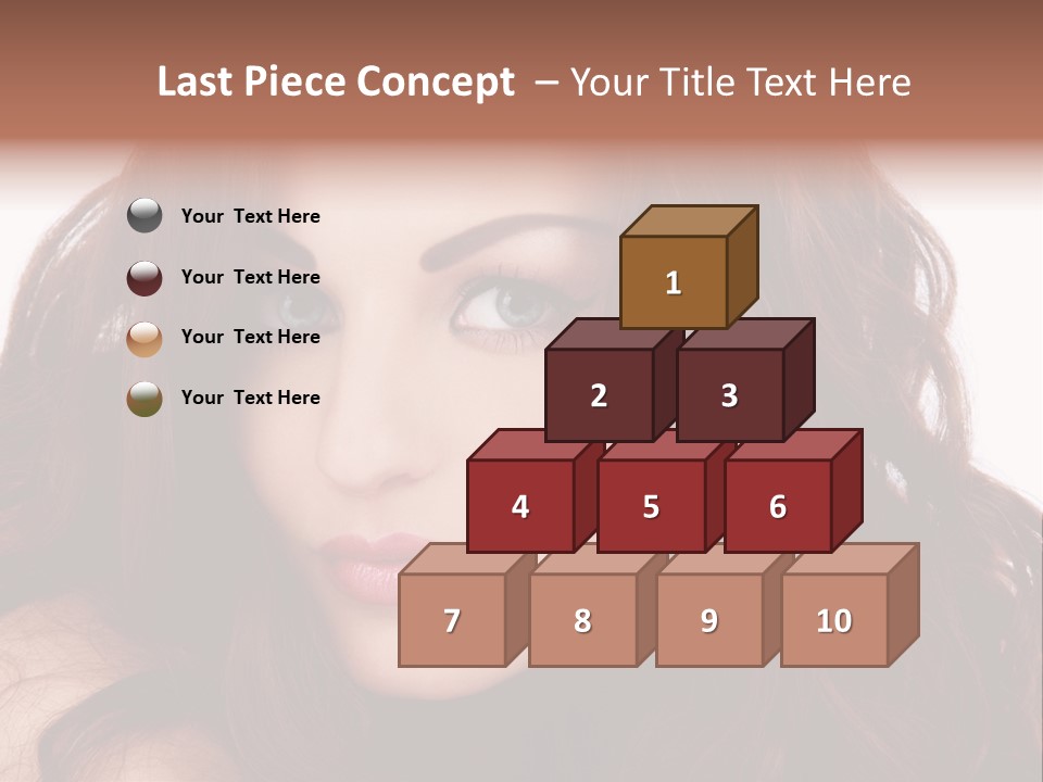 Allure Female Face PowerPoint Template
